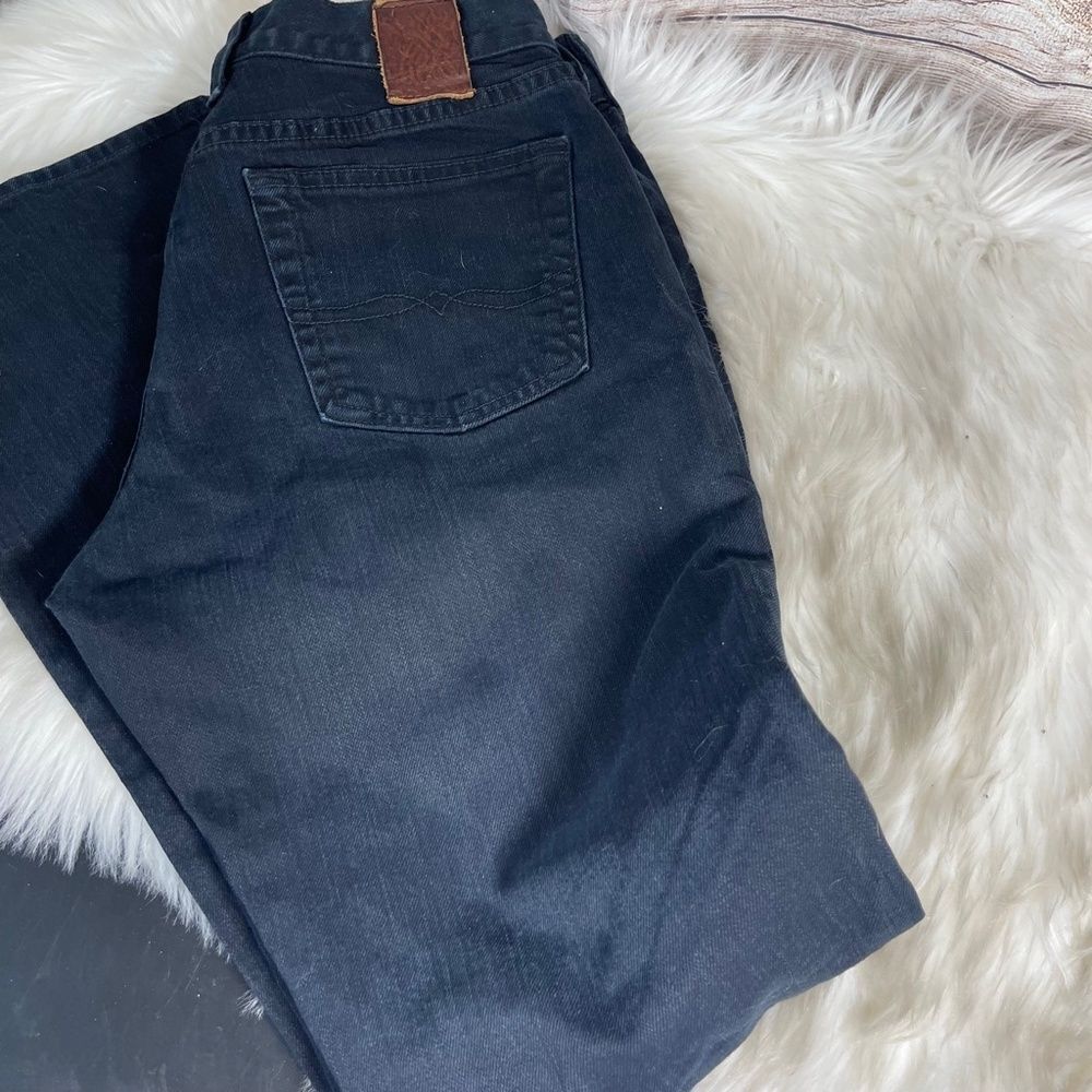 Lucky Brand Black Classic Rider Straight Leg Jeans Sz 6/28